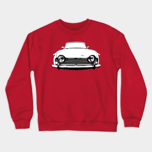 Triumph TR250 1960s British classic car monoblock black/white Crewneck Sweatshirt